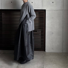 画像をギャラリービューアに読み込む, 【2025AW PRE ORDER】ECO LEATHER SKIRT PANTS