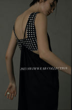 画像をギャラリービューアに読み込む, 【2023SS SWIM WEAR COLLECTION予約販売商品】バックオープンストリングオールインワン