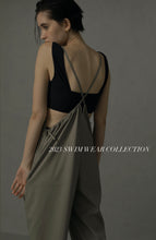 画像をギャラリービューアに読み込む, 【2023SS SWIM WEAR COLLECTION予約販売商品】バックオープンストリングオールインワン