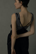 画像をギャラリービューアに読み込む, 【2023SS SWIM WEAR COLLECTION予約販売商品】バックオープンストリングオールインワン