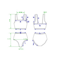 画像をギャラリービューアに読み込む, 【2023 SWIM WEAR COLLECTION予約販売商品】ハイウエストセパレートSWIM WEAR