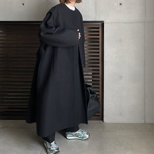 【2023AW 予約販売商品】レイヤードロングリバーコート