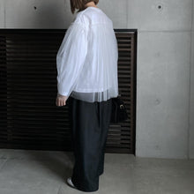 画像をギャラリービューアに読み込む, 【2024SS】チュールレイヤードジオメトリープリントTシャツ
