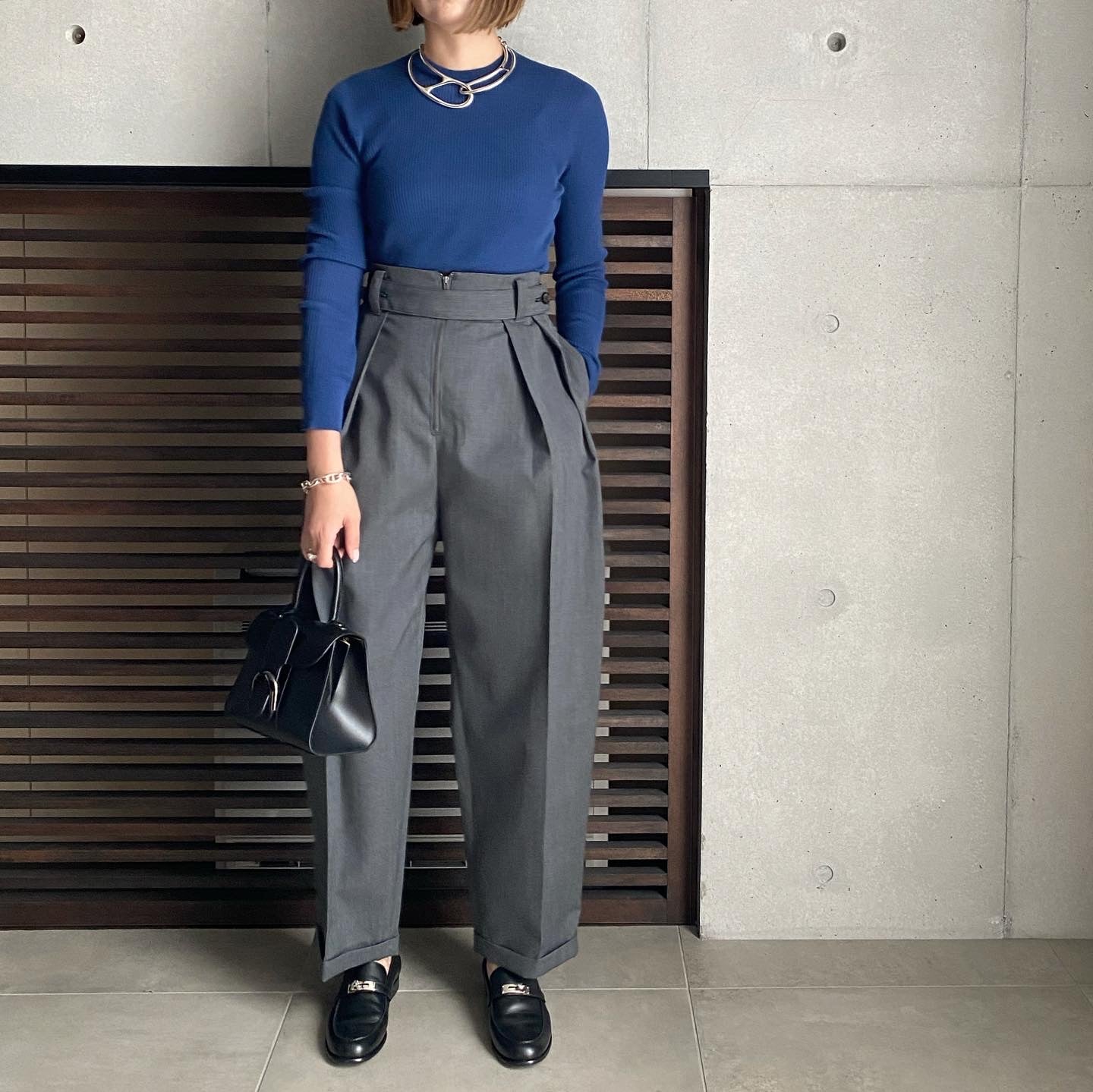 ローヘン lohen  ホールガーメントシアーハイネックニット LOHENローヘン ホールガーメントシアーハイネックニット
