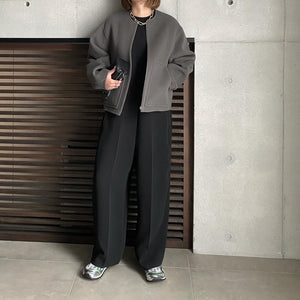 【2023AW予約販売商品】バックフォルムリバーZIPブルゾンコート