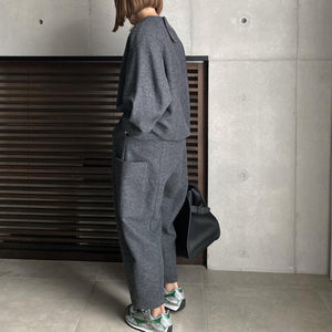 【2023AW予約販売商品】ウールリングジャージビックパッチポケットパンツ