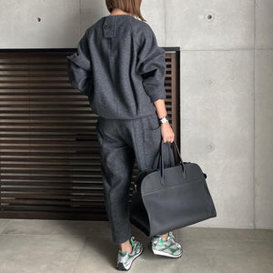 【2023AW予約販売商品】ウールリングジャージビックパッチポケットパンツ