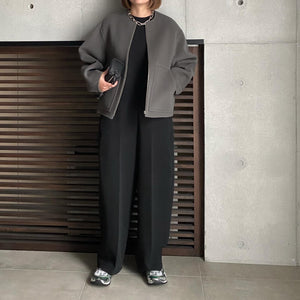再販】バックフォルムリバーZIPブルゾンコート – LOHEN