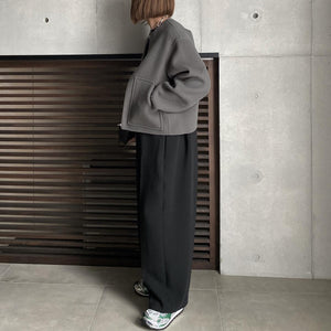 【2023AW予約販売商品】バックフォルムリバーZIPブルゾンコート