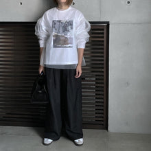 画像をギャラリービューアに読み込む, 【2024SS】チュールレイヤードジオメトリープリントTシャツ
