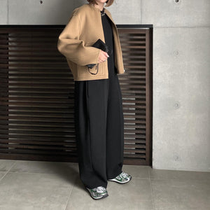 【2023AW予約販売商品】バックフォルムリバーZIPブルゾンコート