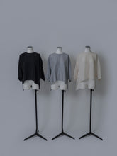 画像をギャラリービューアに読み込む, 【2026SS】SHEER JACQUARD DOLMAN BLOUSE
