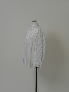 【2024AW PRE ORDER】BIG SLEEVE BAND COLLAR SHIRT
