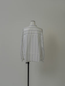 【2024AW PRE ORDER】BIG SLEEVE BAND COLLAR SHIRT
