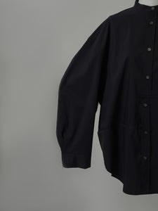 【2024AW PRE ORDER】BIG SLEEVE BAND COLLAR SHIRT