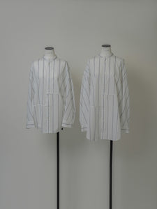 【2024AW PRE ORDER】BIG SLEEVE BAND COLLAR SHIRT
