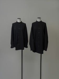 【2024AW PRE ORDER】BIG SLEEVE BAND COLLAR SHIRT