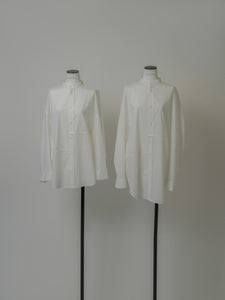 【2024AW PRE ORDER】BIG SLEEVE BAND COLLAR SHIRT