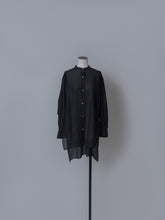 画像をギャラリービューアに読み込む, 【2026 SS PRE ORDER】SHEER BAND COLOR LONG SHIRT
