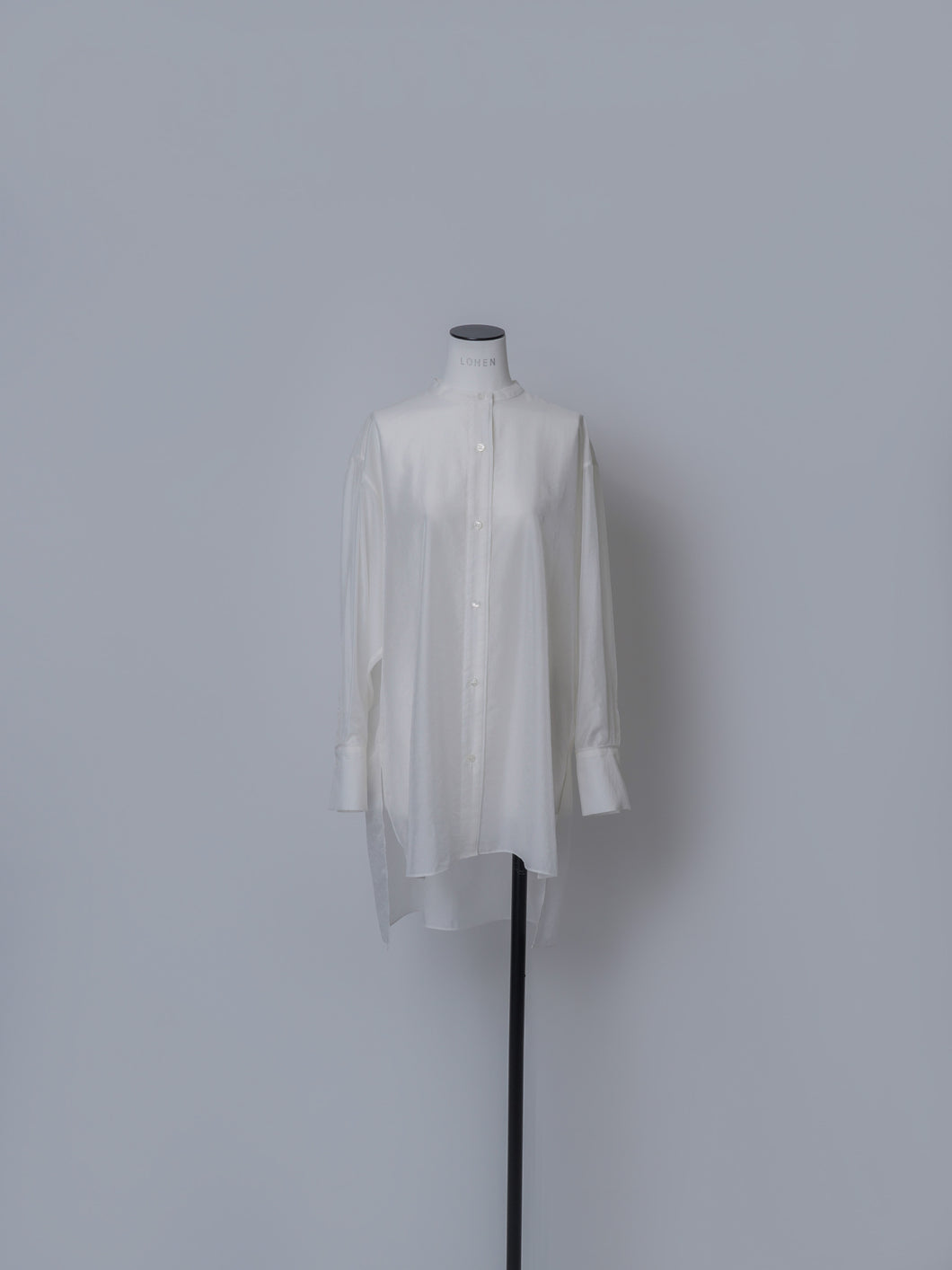 【2026 SS PRE ORDER】SHEER BAND COLOR LONG SHIRT
