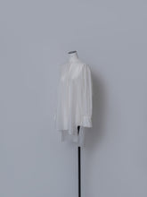 画像をギャラリービューアに読み込む, 【2026 SS PRE ORDER】SHEER BAND COLOR LONG SHIRT
