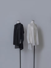 画像をギャラリービューアに読み込む, 【2026 SS PRE ORDER】SHEER BAND COLOR LONG SHIRT

