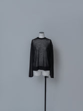 画像をギャラリービューアに読み込む, 【2025AW PRE ORDER】SLASH CUFF SHEER KNIT
