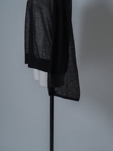【2025AW PRE ORDER】SLASH CUFF SHEER KNIT