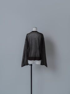 【2025AW PRE ORDER】SLASH CUFF SHEER KNIT