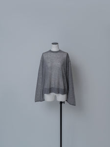 【2025AW PRE ORDER】SLASH CUFF SHEER KNIT