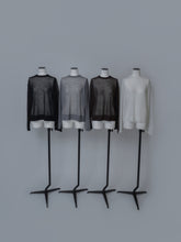 画像をギャラリービューアに読み込む, 【2025AW PRE ORDER】SLASH CUFF SHEER KNIT
