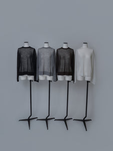 【2025AW PRE ORDER】SLASH CUFF SHEER KNIT