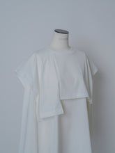 画像をギャラリービューアに読み込む, 【2025AW PRE ORDER】LAYERED SLIT-T-SHIRT
