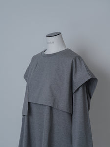【2025AW PRE ORDER】LAYERED SLIT-T-SHIRT