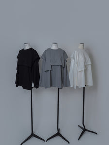 【2025AW PRE ORDER】LAYERED SLIT-T-SHIRT