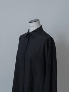 【2025SS PRE ORDER】DOUBLE CALLAR SHEER SHIRT