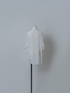 【2025SS PRE ORDER】DOUBLE CALLAR SHEER SHIRT