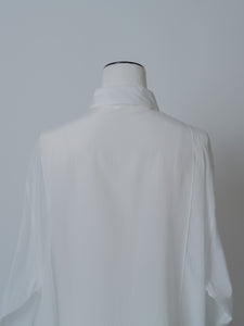【2025SS PRE ORDER】DOUBLE CALLAR SHEER SHIRT