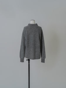 【2024AW ORE ORDER】MOHAIR POLO KNIT