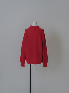 【2024AW ORE ORDER】MOHAIR POLO KNIT