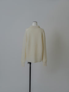 【2024AW ORE ORDER】MOHAIR POLO KNIT