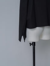 画像をギャラリービューアに読み込む, 【2026SS PRE ORDER】　BACK SLIT COMBI BLOUSE
