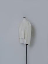 画像をギャラリービューアに読み込む, 【2026SS PRE ORDER】　BACK SLIT COMBI BLOUSE
