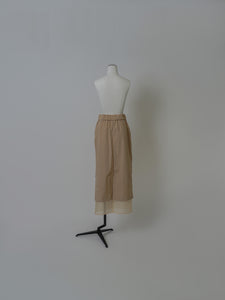 【2024AW PRE ORDER】LAYERED 2WAY SKIRT