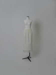 【2024AW PRE ORDER】LAYERED 2WAY SKIRT