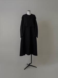 【2023AW 予約販売商品】レイヤードロングリバーコート
