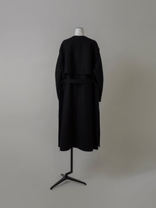 【2023AW 予約販売商品】レイヤードロングリバーコート