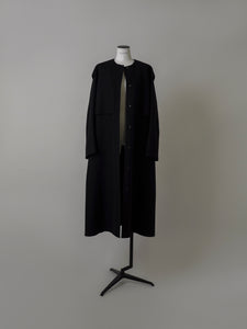 【2023AW 予約販売商品】レイヤードロングリバーコート
