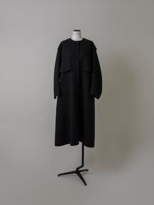 【2023AW 予約販売商品】レイヤードロングリバーコート