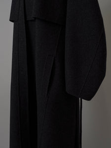 【2023AW 予約販売商品】レイヤードロングリバーコート